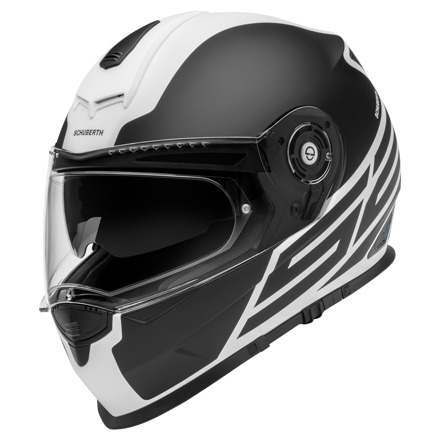 Schuberth S2 Sport Traction, Mat Wit-Zwart (1 van 2)