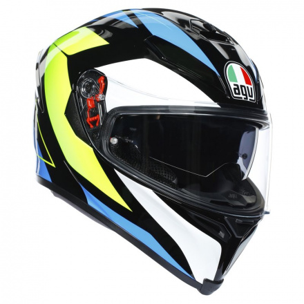AGV K-5 S Core, Zwart-Blauw-Geel (3 van 5)