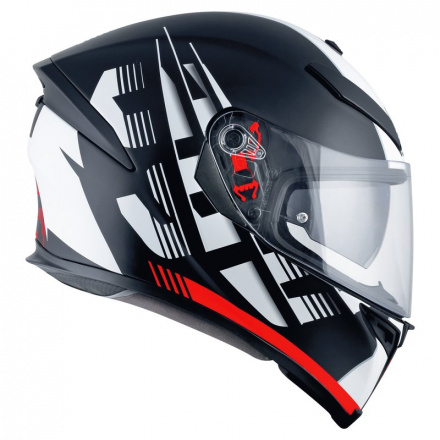 AGV K-5 S Darkstorm, Mat Zwart-Rood (2 van 2)