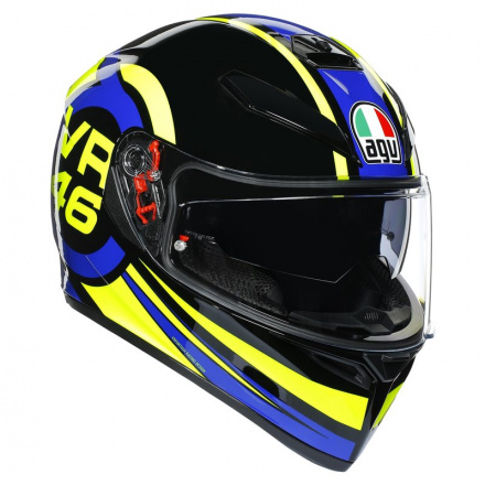 AGV K3 SV Ride 46, Zwart-Blauw-Geel (3 van 8)