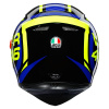 AGV K3 SV Ride 46, Zwart-Blauw-Geel (Afbeelding 5 van 8)