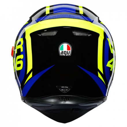 AGV K3 SV Ride 46, Zwart-Blauw-Geel (5 van 8)