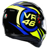 AGV K3 SV Ride 46, Zwart-Blauw-Geel (Afbeelding 7 van 8)
