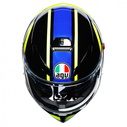 AGV K3 SV Ride 46, Zwart-Blauw-Geel (8 van 8)
