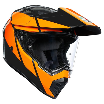 AGV AX9 Trial, Zwart-Oranje (3 van 9)
