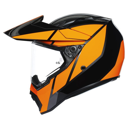AGV AX9 Trial, Zwart-Oranje (5 van 9)