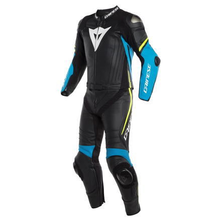 LAGUNA SECA 4 2PCS SUIT - Zwart-Blauw-Geel