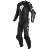 Dainese Laguna Seca 4 2-delig motorpak, Mat Zwart-Wit (Afbeelding 3 van 4)