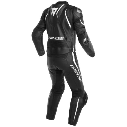 Dainese Laguna Seca 4 2-delig motorpak, Mat Zwart-Wit (4 van 4)