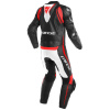 Dainese Laguna Seca 4 2-delig motorpak, Mat zwart-Wit-Rood (Afbeelding 2 van 2)