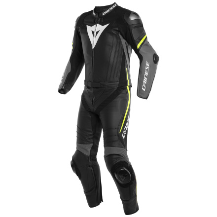 LAGUNA SECA 4 2PCS SUIT - Zwart-Grijs-Geel