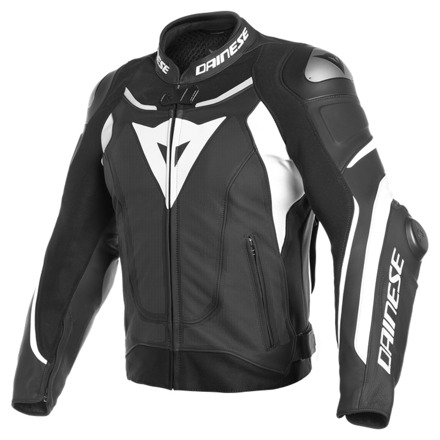 Dainese SUPER SPEED 3 PERF. LEATHER JACKET, Zwart-Wit (1 van 2)