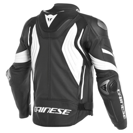 Dainese SUPER SPEED 3 PERF. LEATHER JACKET, Zwart-Wit (2 van 2)