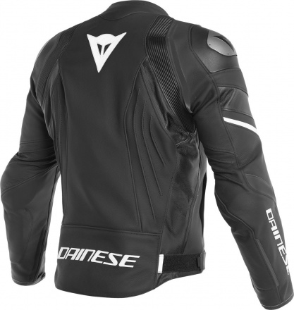 Dainese AVRO 4 LEATHER JACKET, Mat Zwart-Wit (3 van 3)