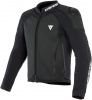 Dainese INTREPIDA PERF. LEATHER JACKET, Mat Zwart (Afbeelding 2 van 3)