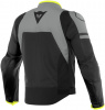 Dainese AGILE LEATHER JACKET, Zwart-Grijs (Afbeelding 2 van 2)