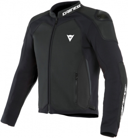 Dainese INTREPIDA LEATHER JACKET, Mat Zwart (2 van 3)