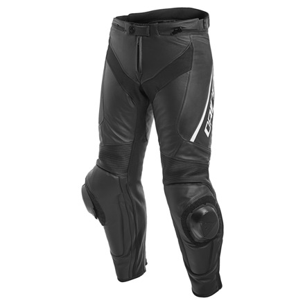 Dainese DELTA 3 PERF. LEATHER PANTS, Zwart-Wit (1 van 2)