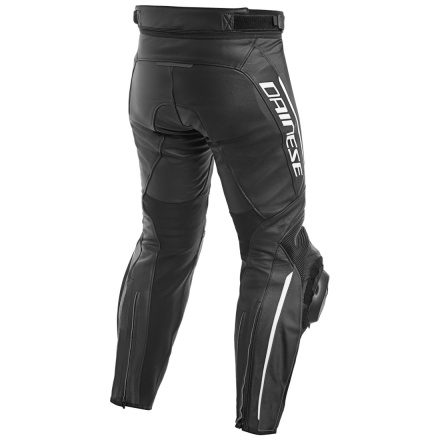 Dainese DELTA 3 PERF. LEATHER PANTS, Zwart-Wit (2 van 2)