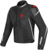 Dainese SUPER RIDER D-DRY JACKET, Zwart-Wit-Rood (Afbeelding 2 van 3)