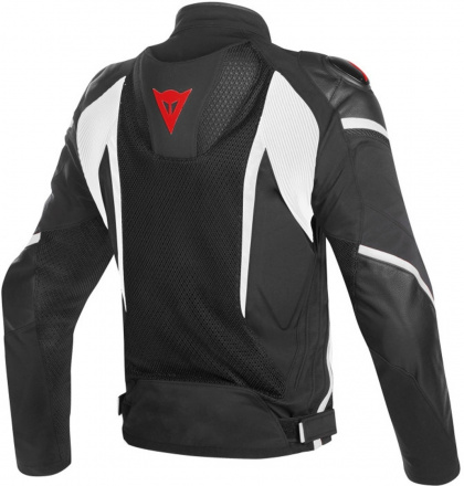 Dainese SUPER RIDER D-DRY JACKET, Zwart-Wit-Rood (3 van 3)