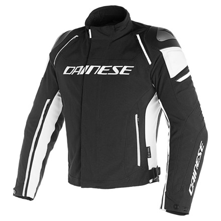 Dainese RACING 3 D-DRY JACKET, Zwart-Wit (1 van 2)