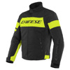 Dainese SAETTA D-DRY JACKET, Zwart-Geel (Afbeelding 1 van 2)