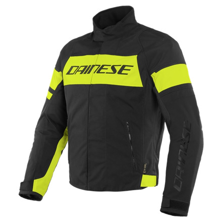 Dainese SAETTA D-DRY JACKET, Zwart-Geel (1 van 2)