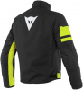 Dainese SAETTA D-DRY JACKET, Zwart-Geel (Afbeelding 2 van 2)