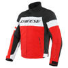 Dainese SAETTA D-DRY JACKET, Wit-Rood-Zwart (Afbeelding 1 van 2)