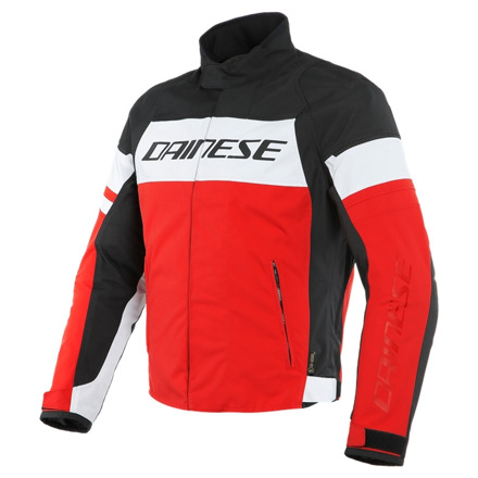 Dainese SAETTA D-DRY JACKET, Wit-Rood-Zwart (1 van 2)