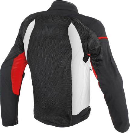 Dainese AIR FRAME D1 TEX JACKET, Zwart-Wit-Rood (2 van 2)