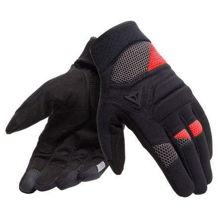 FOGAL UNISEX GLOVES - Zwart-Rood