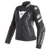 Dainese AVRO 4 LADY LEATHER JACKET, Zwart-Antraciet-Wit (Afbeelding 1 van 2)