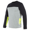 Dainese DAINESE CONTRAST SWEATSHIRT, Zwart-Grijs-Geel (Afbeelding 1 van 2)