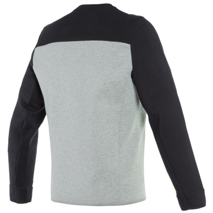 Dainese DAINESE CONTRAST SWEATSHIRT, Zwart-Grijs-Geel (2 van 2)