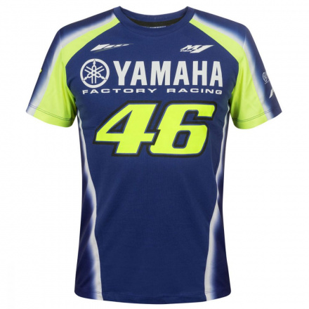 Yamaha VR46 T-shirt - Blauw-Geel