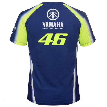 Dainese Yamaha VR46 T-shirt, Blauw-Geel (2 van 2)
