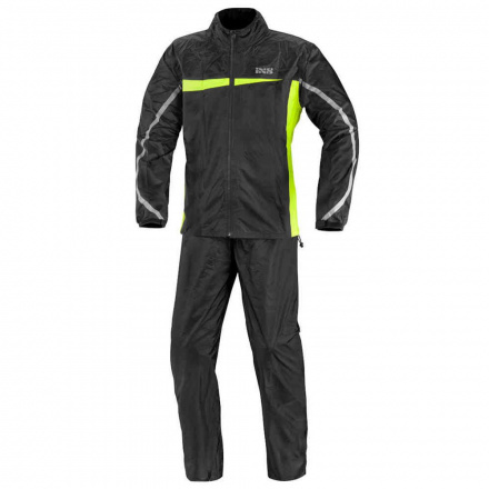 Rain Suit Calais (Tweedelig) - Zwart-Fluor