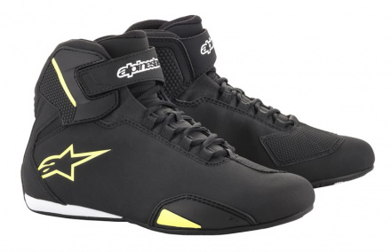 Alpinestars Sektor Riding Motorschoenen, Zwart-Fluor (2 van 2)