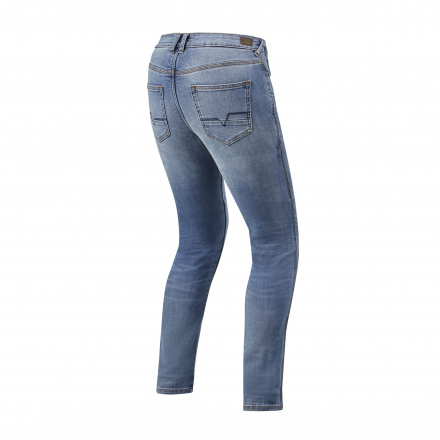REV'IT! Jeans Victoria Ladies SF, Licht Blauw (2 van 2)