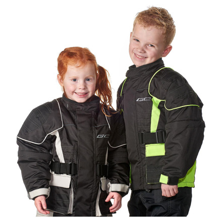 GC Bikewear Kids motorjas, Zwart-Fluor (3 van 3)