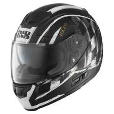 Integraalhelm HX 215 Speed Race - Zwart-Wit