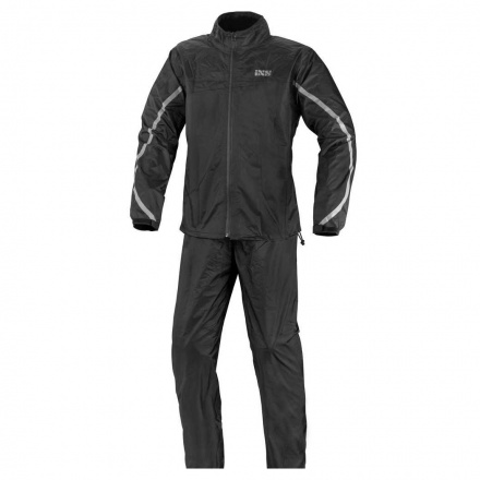 IXS Rain Suit Calais (Tweedelig), Zwart (1 van 1)