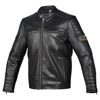 Bikewear Logan leren motorjas - Zwart