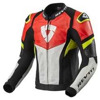 REV'IT! Hyperspeed Air Motorjas, Zwart-Rood-Fluor (Afbeelding 1 van 2)