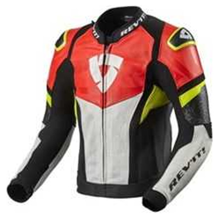 REV'IT! Hyperspeed Air Motorjas, Zwart-Rood-Fluor (1 van 2)