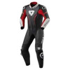 REV'IT! One Piece Suit Argon, Zwart-Rood-Fluor (Afbeelding 1 van 2)