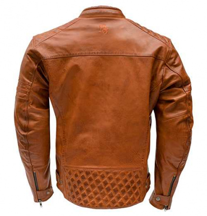 Rusty Stitches Jari motorjas, Camel (4 van 4)