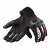 REV'IT! Gloves Metric, Zwart-Rood (Afbeelding 2 van 2)